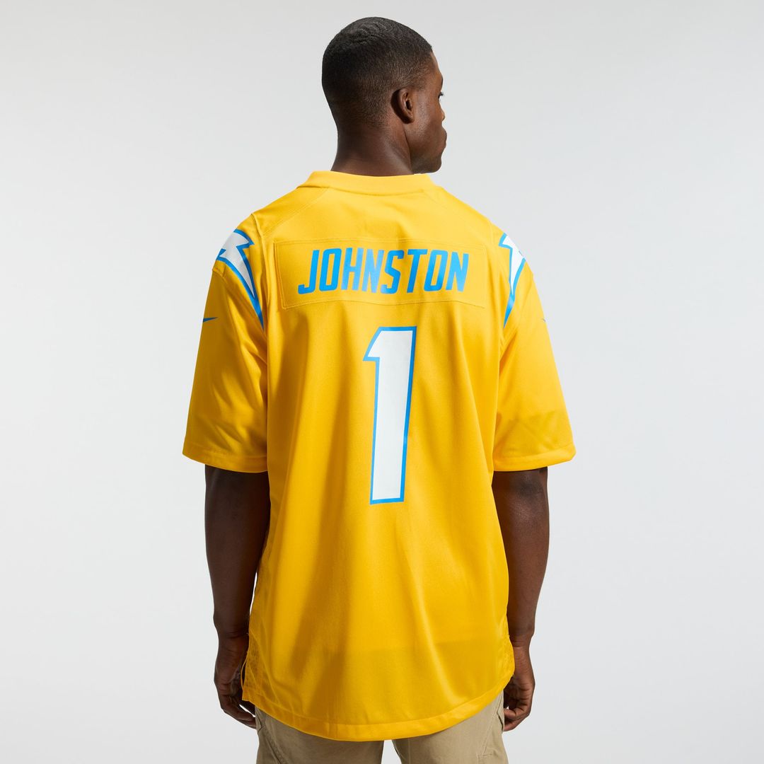 Men's Los Angeles Chargers Quentin Johnston Nike Powder Blue  Game Player Jersey