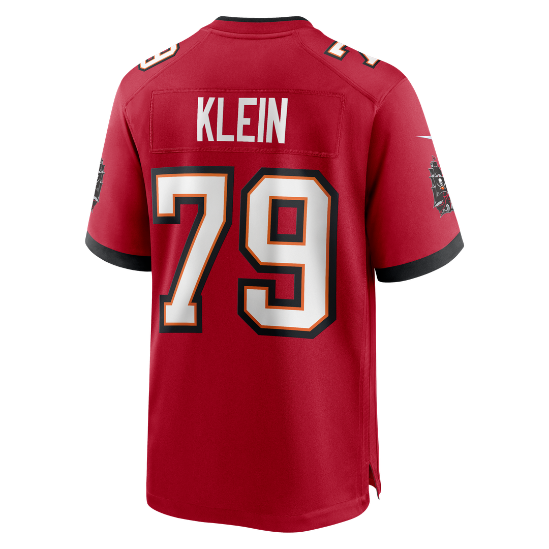Men's Tampa Bay Buccaneers Elijah Klein Nike  Red  Game Jersey