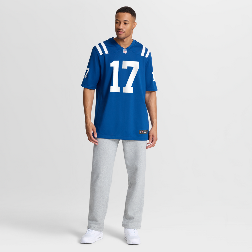 Men's Indianapolis Colts Daniel Jones Nike  White Game Jersey