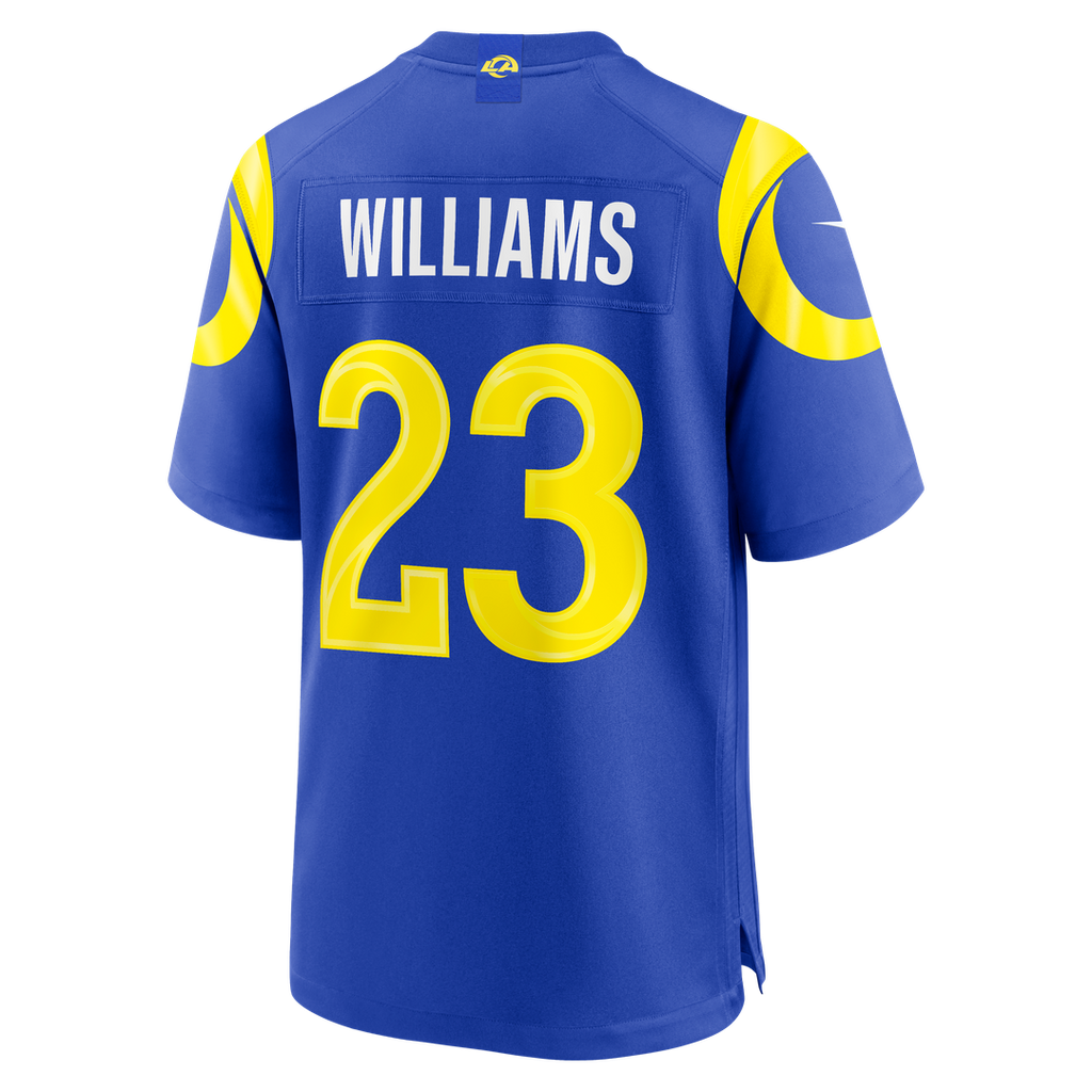 Men's Los Angeles Rams Kyren Williams Nike Classic Sol Game Jersey