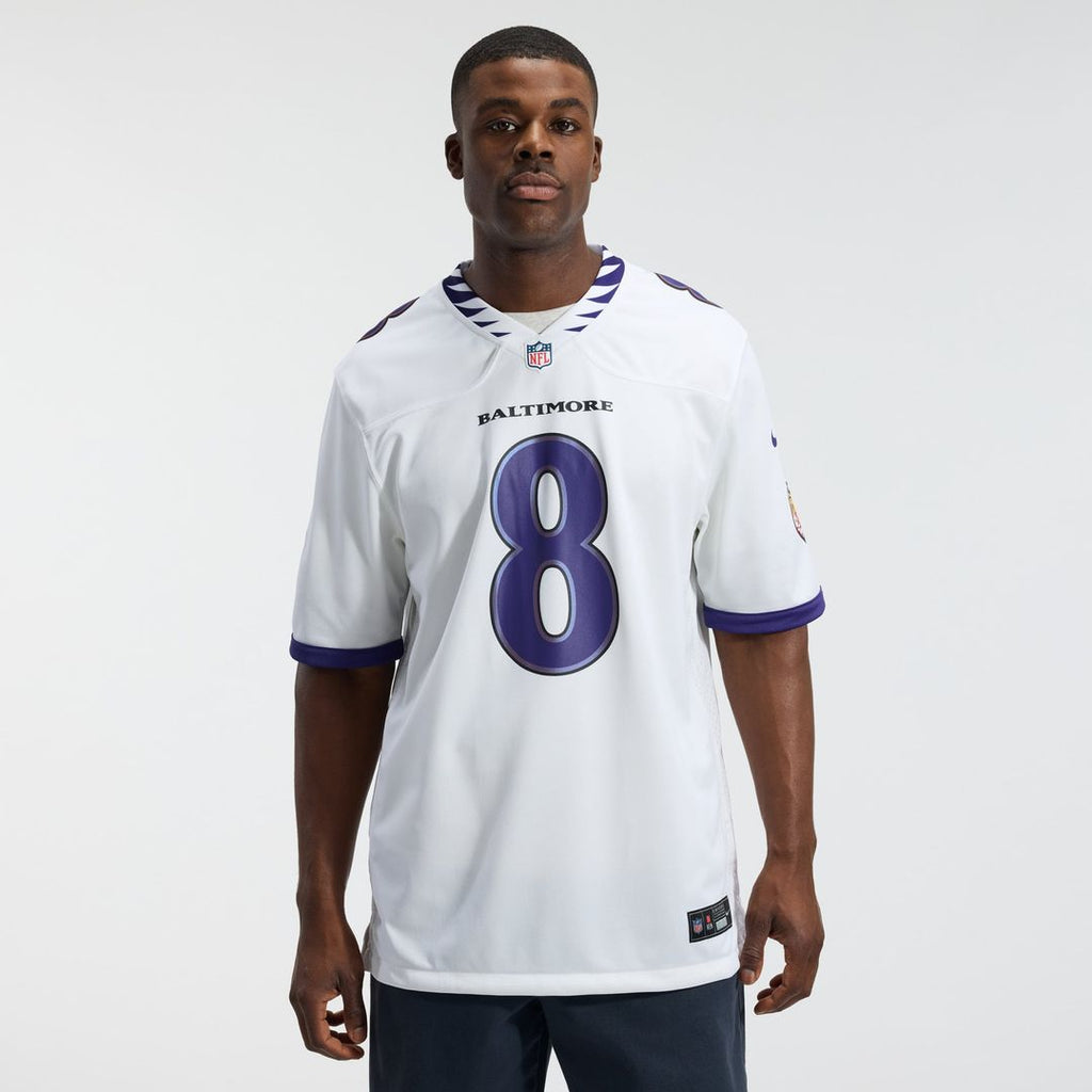 Men's Baltimore Ravens Lamar Jackson Nike Black Alternate Game Jersey
