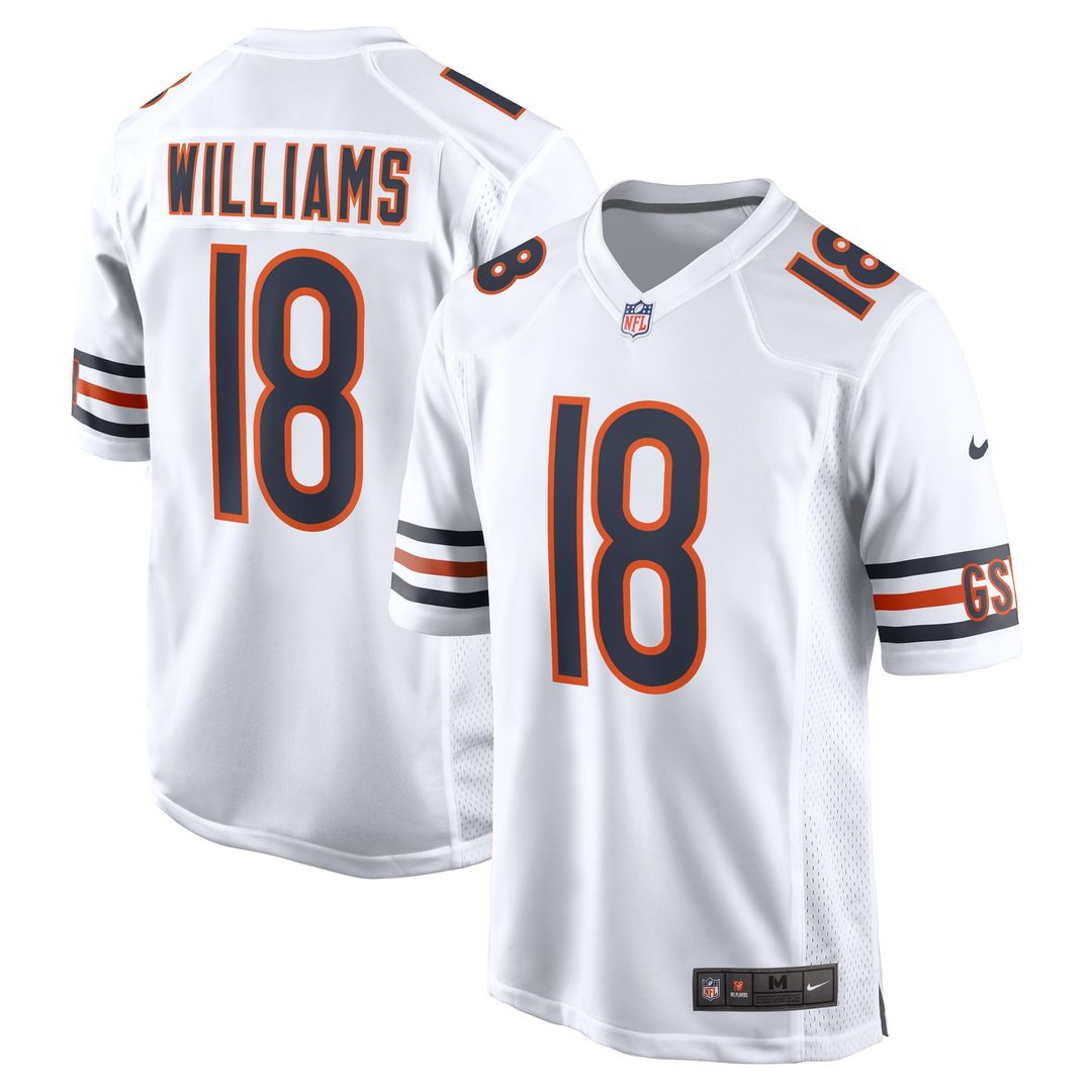 Men's Chicago Bears Caleb Williams Nike Orange Alternate  Player Game Jersey