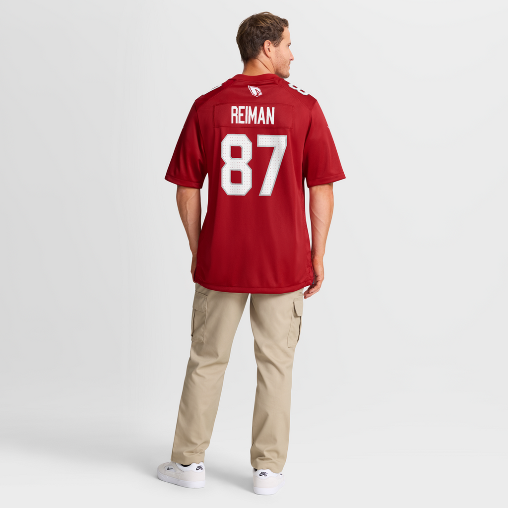 Men's Arizona Cardinals Tip Reiman Nike  Cardinal Team Game Jersey