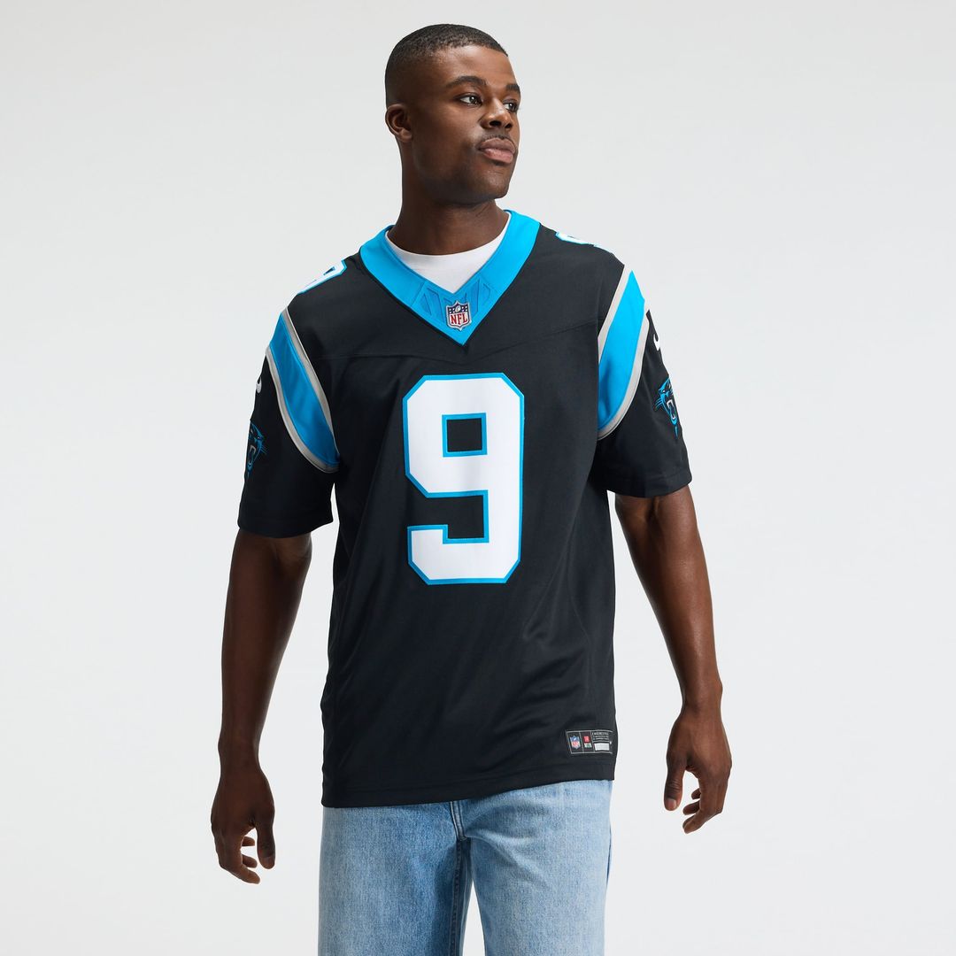 Men's Carolina Panthers Bryce Young Nike Blue Alternate Vapor F.U.S.E. Stitched Limited Jersey