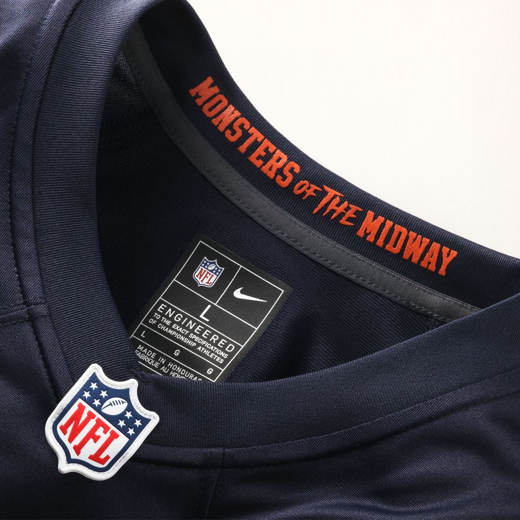 Men's Chicago Bears D'Andre Swift Nike Navy 2026 Rivalries Collection Game Jersey