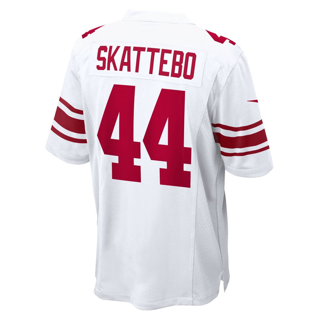 Men's New York Giants Cam Skattebo Nike White Game Jersey