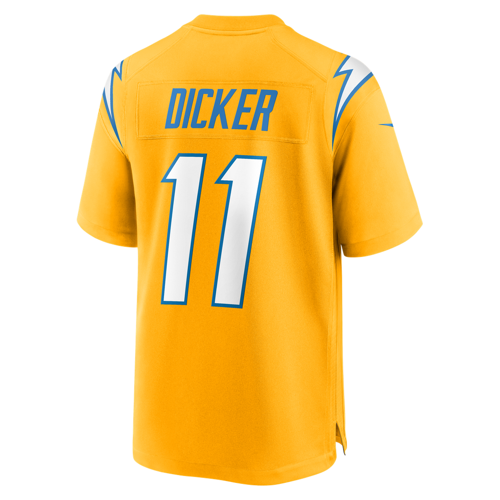Men's Los Angeles Chargers Cameron Dicker Nike  Gold Alternate Game Jersey