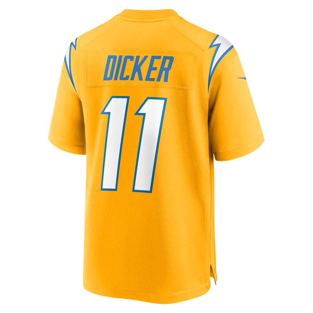 Men's Los Angeles Chargers Cameron Dicker Nike  Gold Alternate Game Jersey