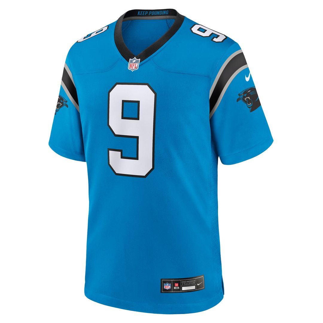 Men's Carolina Panthers Bryce Young Nike Blue  Alternate Game Jersey