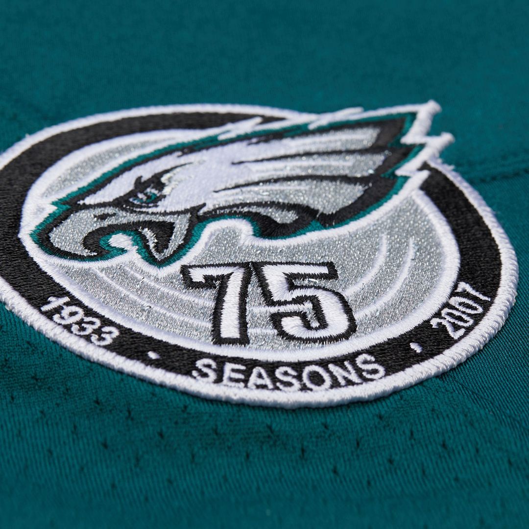 Men's Philadelphia Eagles Brian Dawkins Mitchell & Ness Green 2007 Authentic Throwback Retired Player Jersey