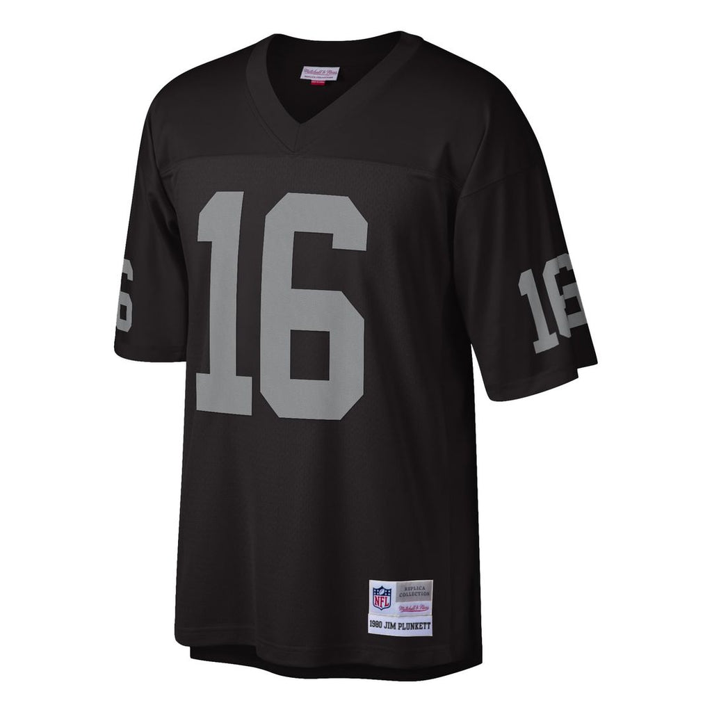 Men's Oakland Raiders Jim Plunkett Mitchell & Ness Black 1980 Legacy Replica Jersey