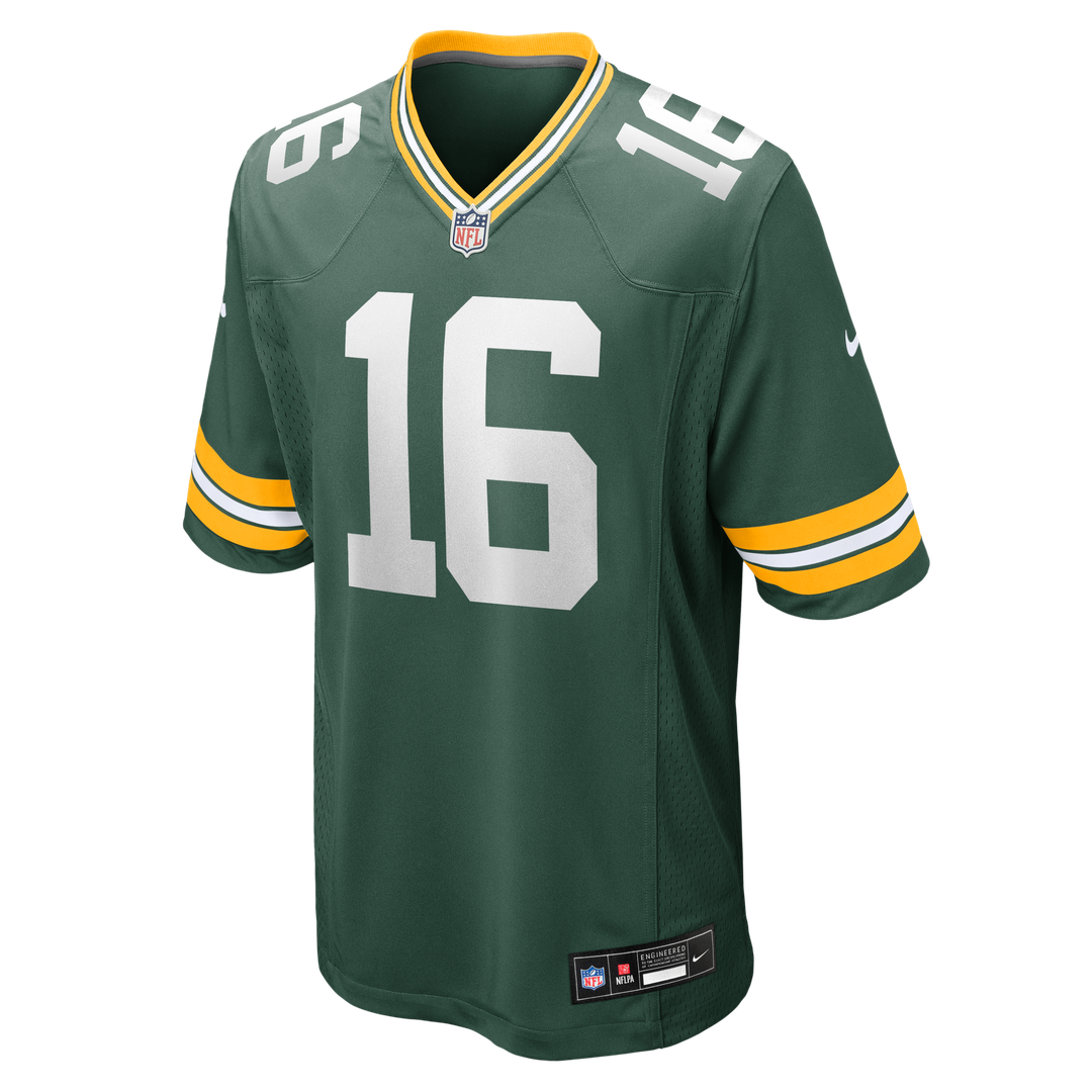Men's Green Bay Packers Bo Melton Nike  Green Team Game Jersey