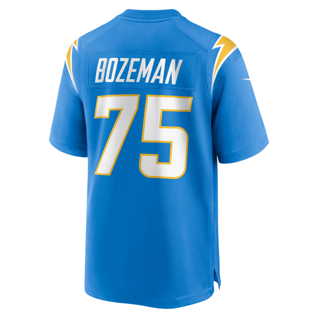Men's Los Angeles Chargers Bradley Bozeman Nike  Powder Blue  Game Jersey
