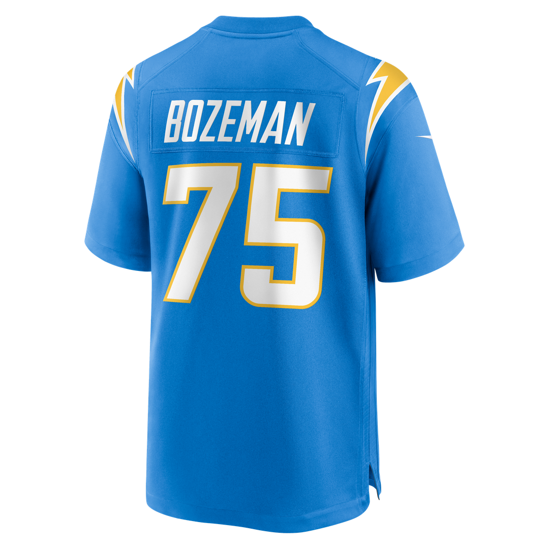 Men's Los Angeles Chargers Bradley Bozeman Nike  Powder Blue  Game Jersey