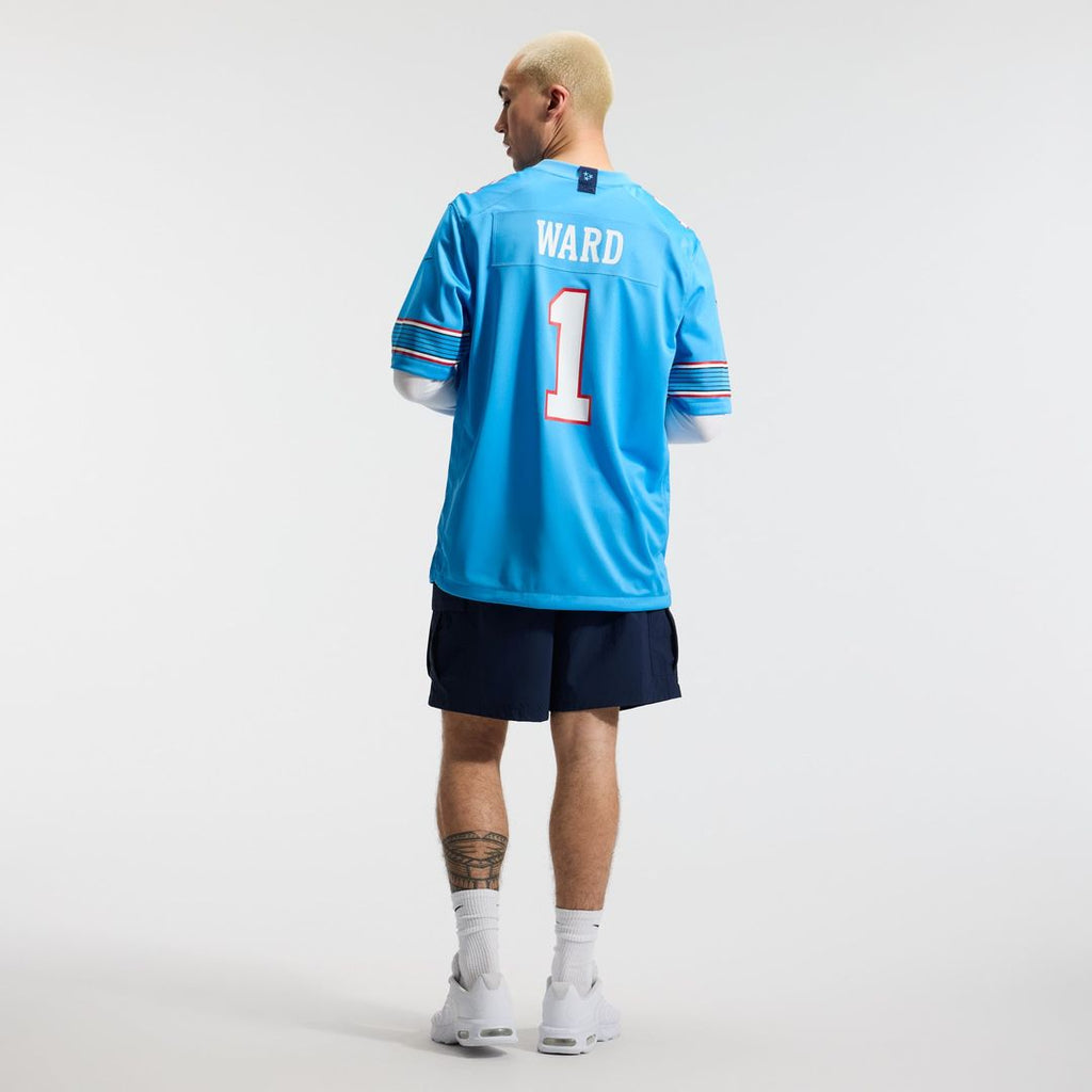 Men's Tennessee Titans Cameron Ward Nike Light Blue Game Jersey