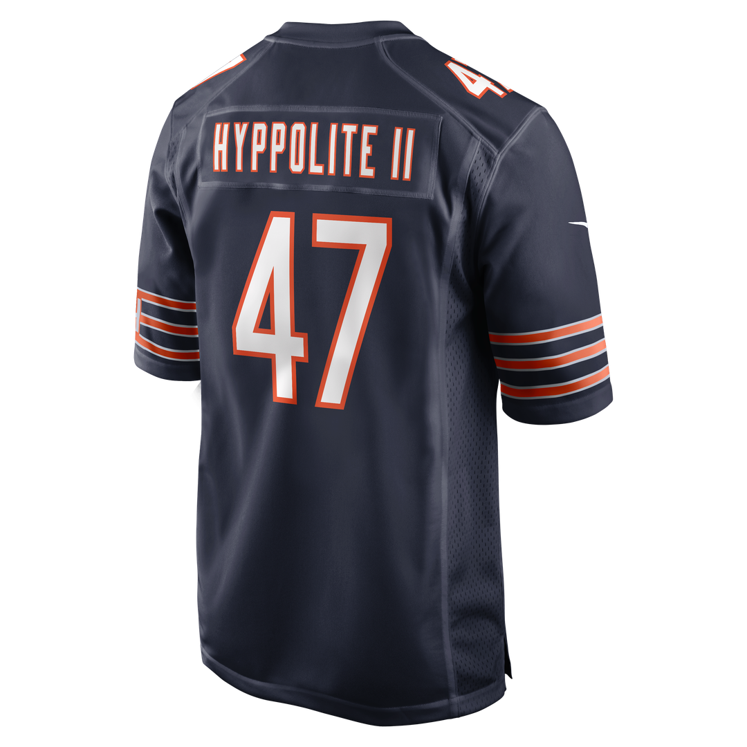 Men's Chicago Bears Ruben Hyppolite II Nike Navy Team Game Jersey