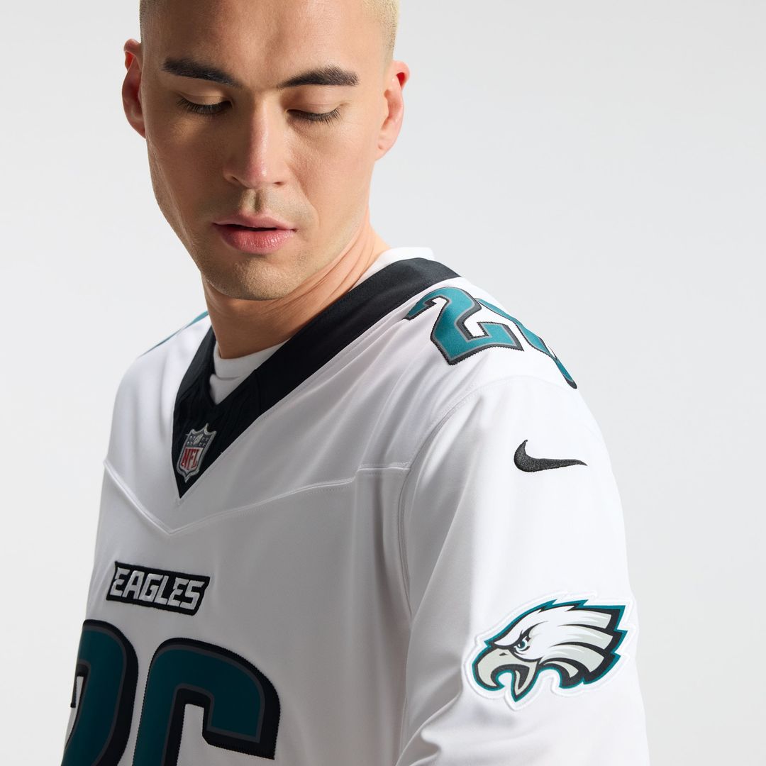 Men's Philadelphia Eagles Saquon Barkley Nike Black Alternate Vapor F.U.S.E. Stitched Limited Jersey