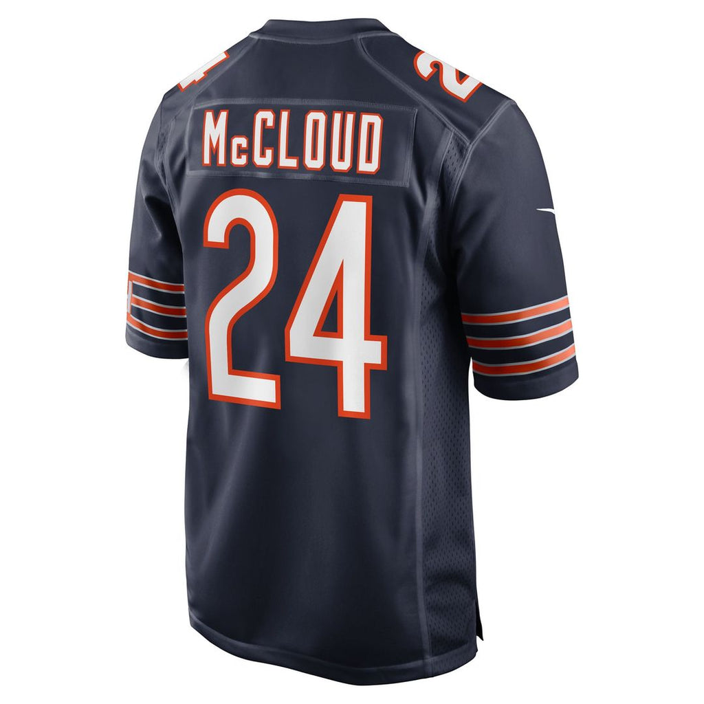 Men's Chicago Bears Nick McCloud Nike  Navy Team Game Jersey