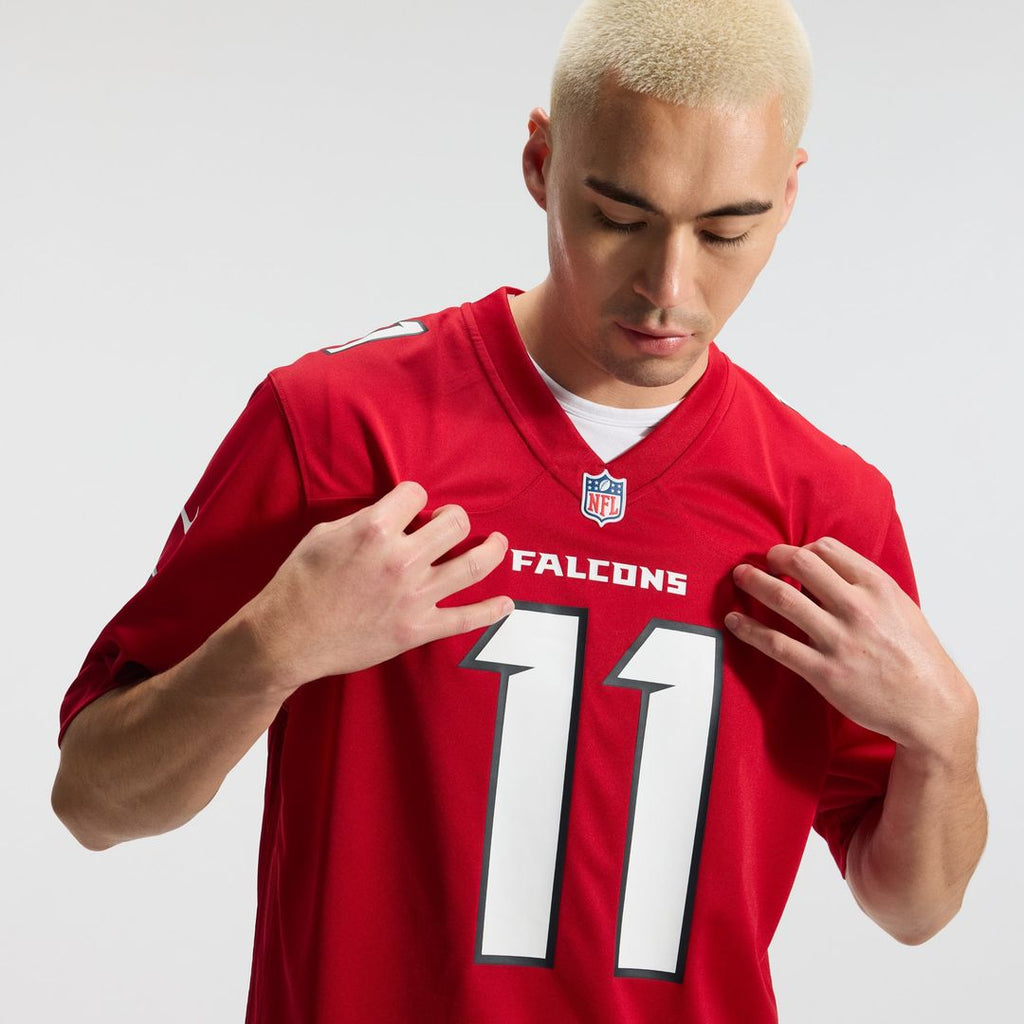 Men's Atlanta Falcons Jalon Walker Nike Red Game Jersey
