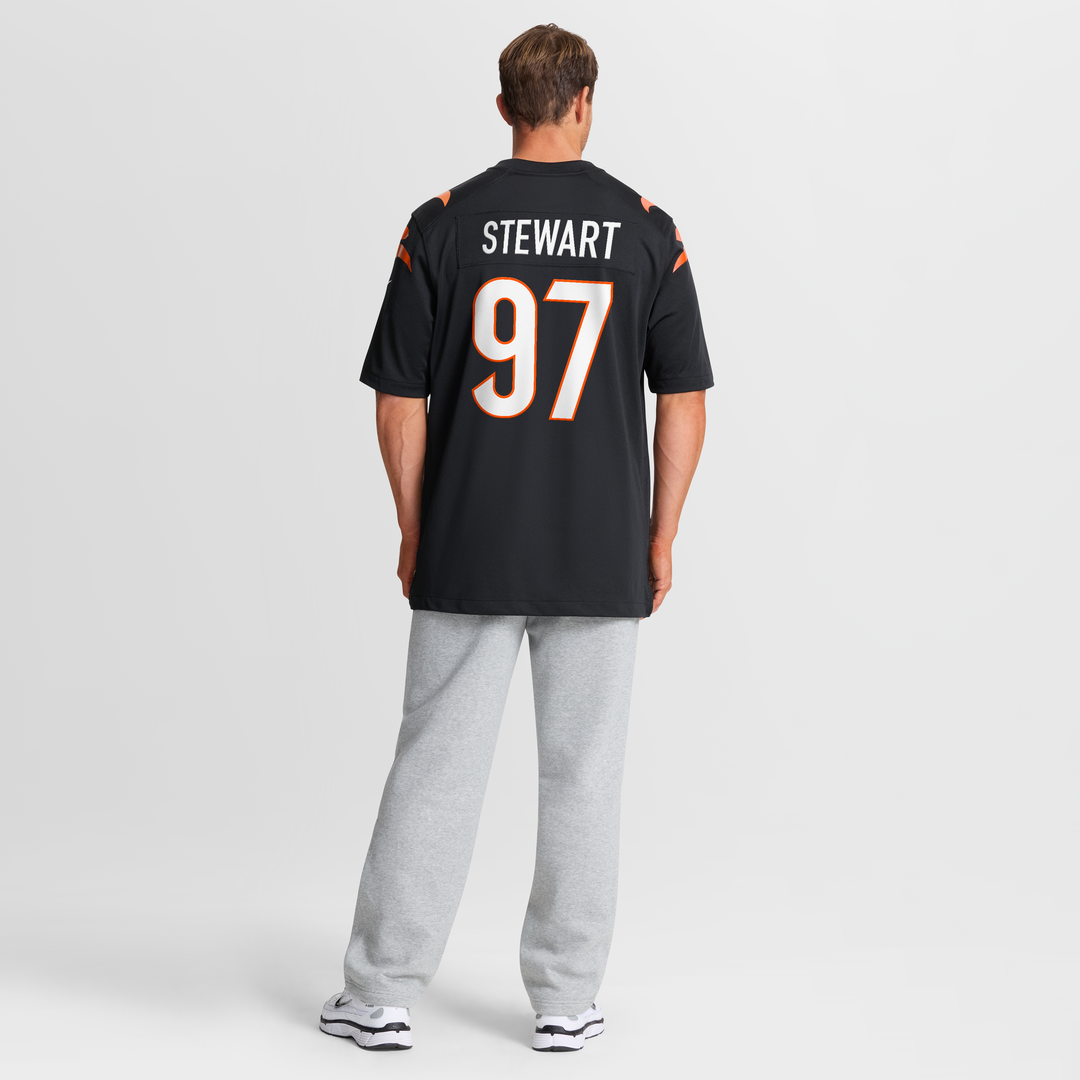 Men's Cincinnati Bengals Shemar Stewart Nike  Black Team Game Jersey