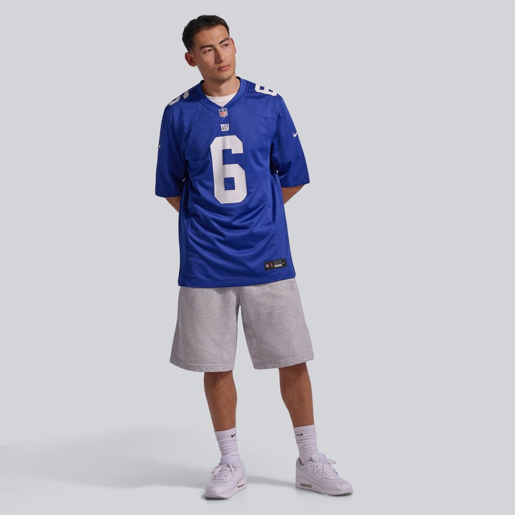 Men's New York Giants Jaxson Dart Nike Royal Team Game Jersey