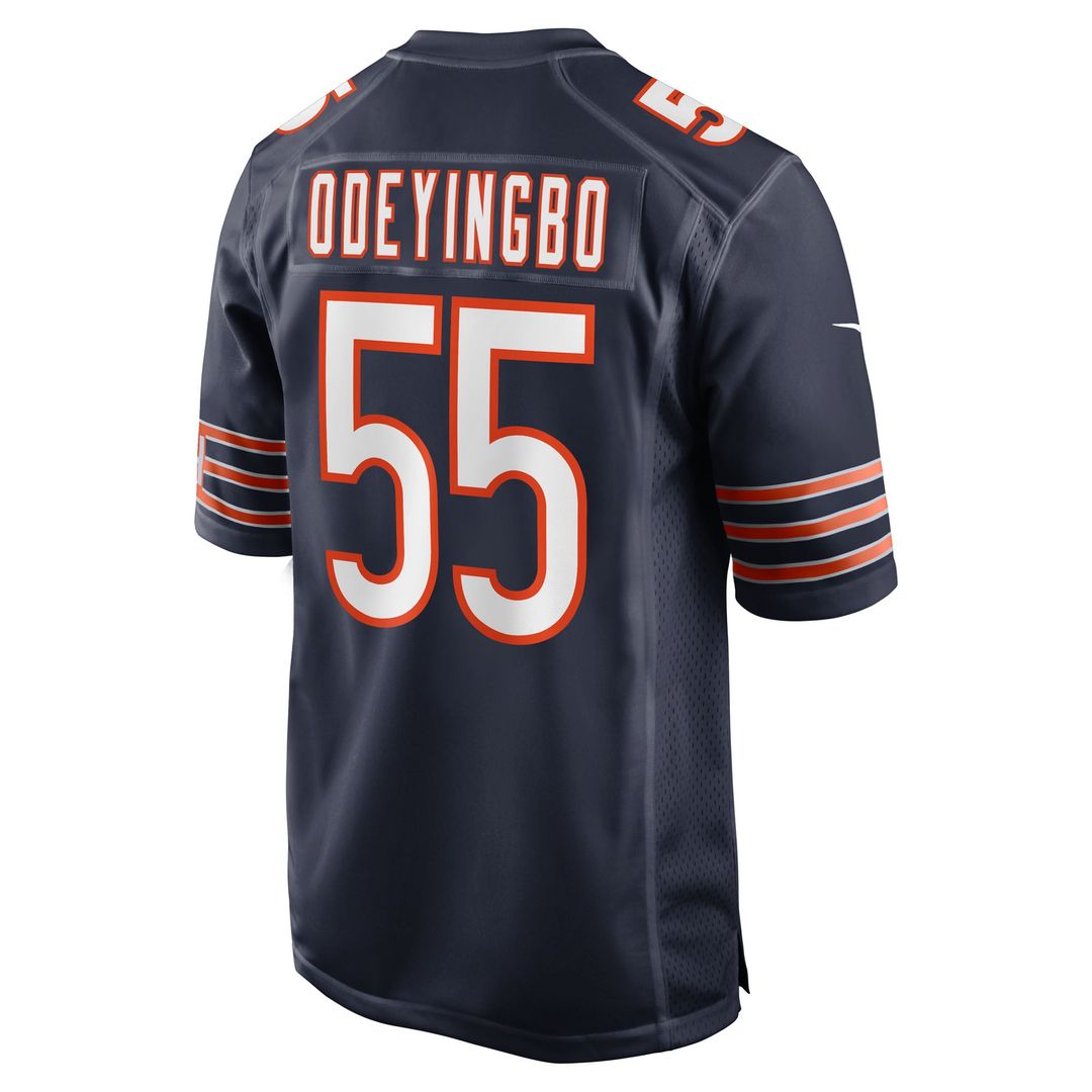 Men's Chicago Bears Dayo Odeyingbo Nike  Navy Team Game Jersey