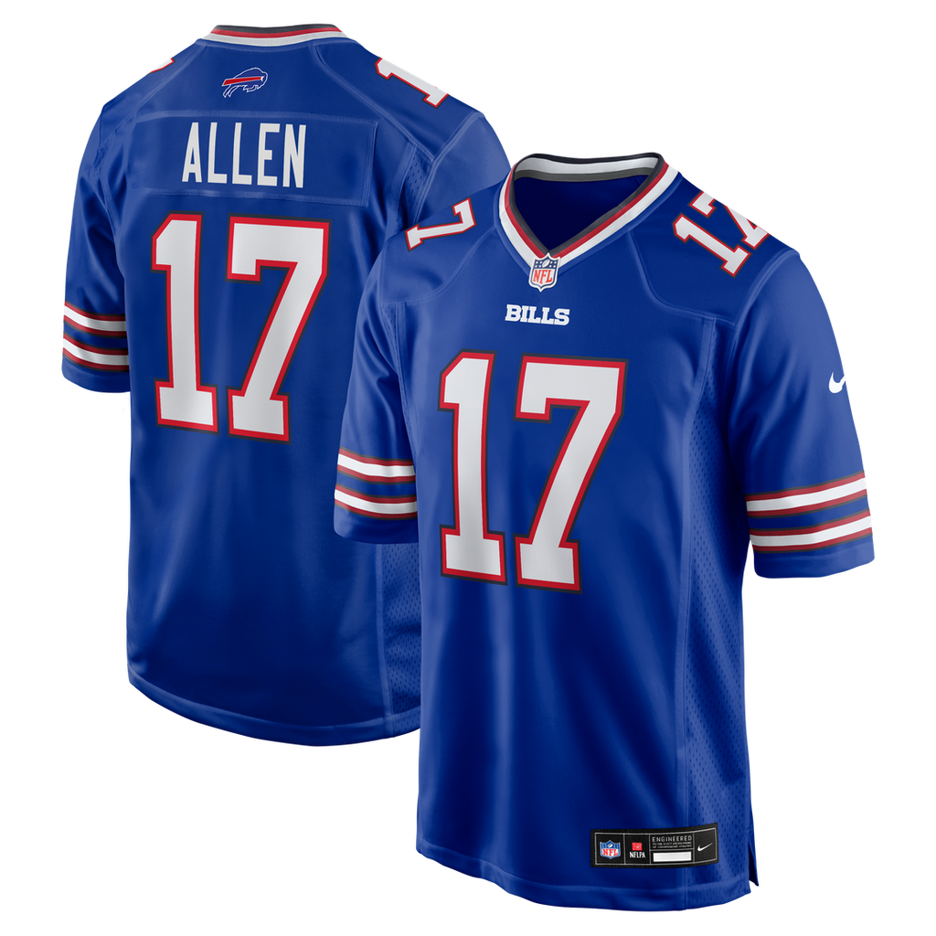 Men's Buffalo Bills Josh Allen Nike Royal Team Game Player Jersey