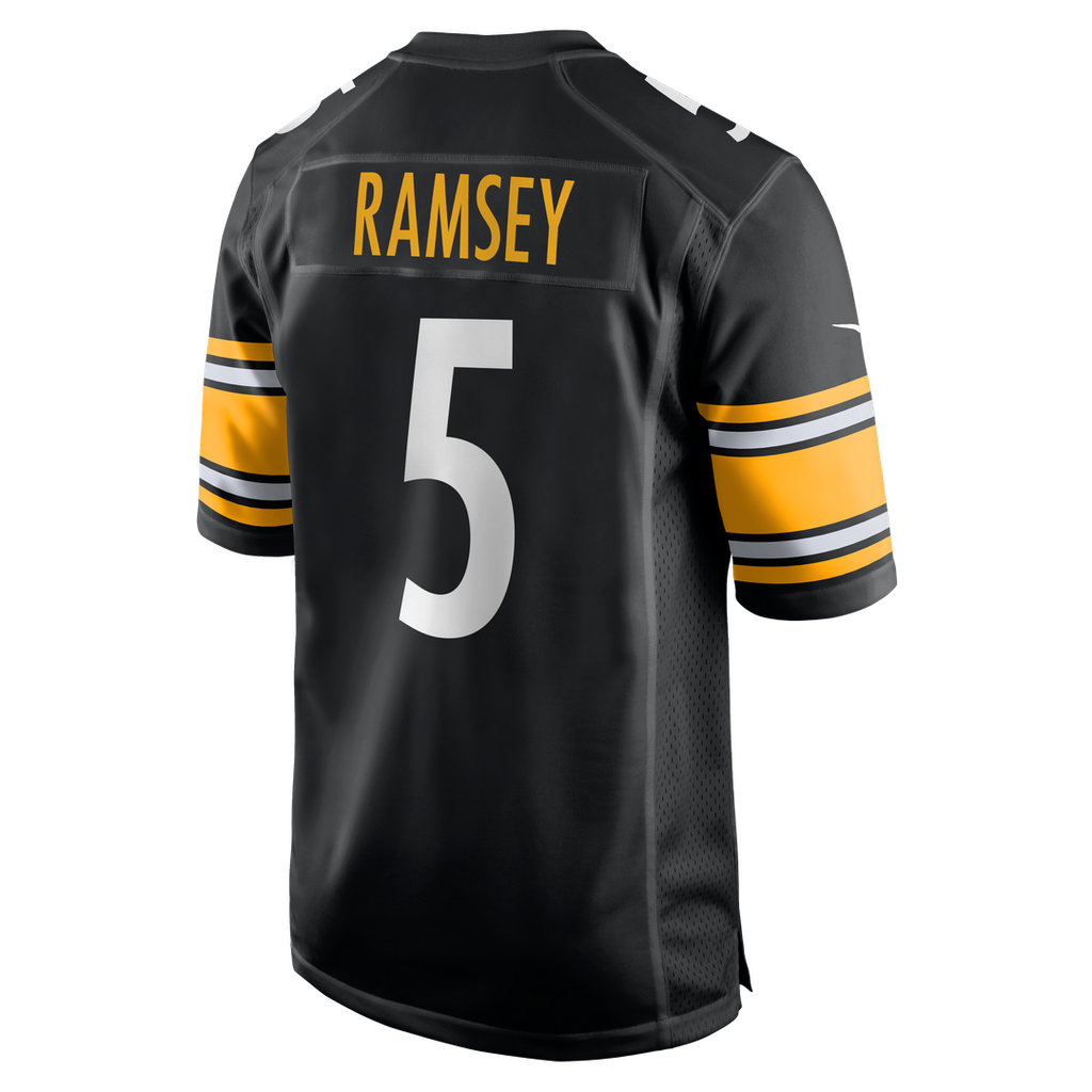 Men's Pittsburgh Steelers Jalen Ramsey Nike  Black Team Game Jersey