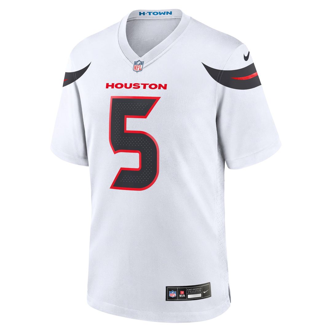 Men's Houston Texans Jalen Pitre Nike Red Alternate Game Jersey