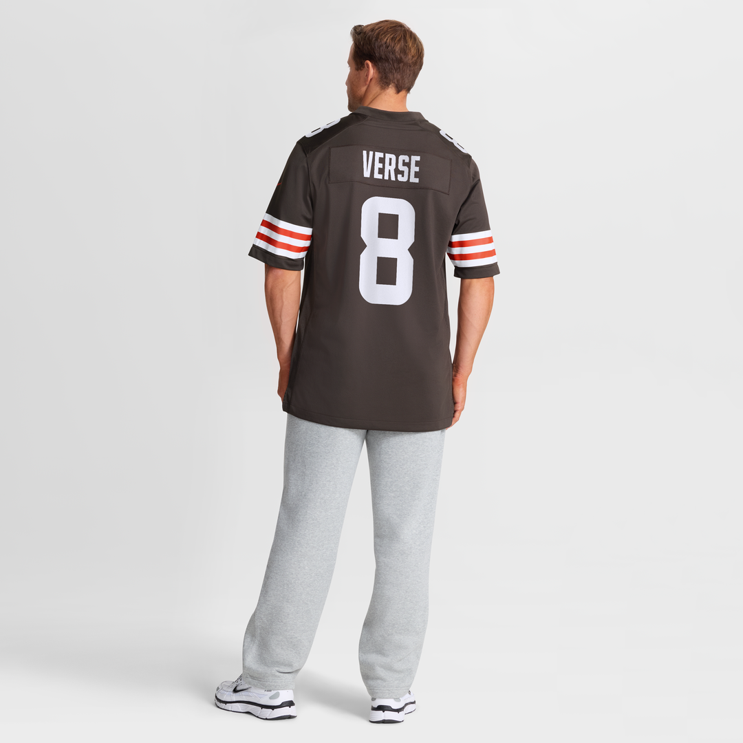 Men's Cleveland Browns Jared Verse Nike Brown Men's Nike Game Jersey