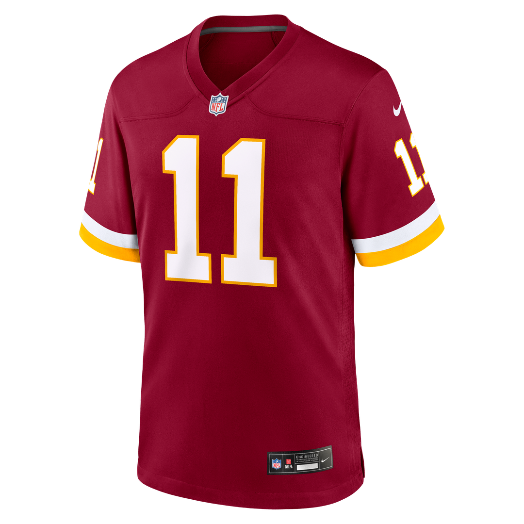 Men's Washington Commanders Luke McCaffrey Nike Black Hail Raiser Alternate Game Jersey
