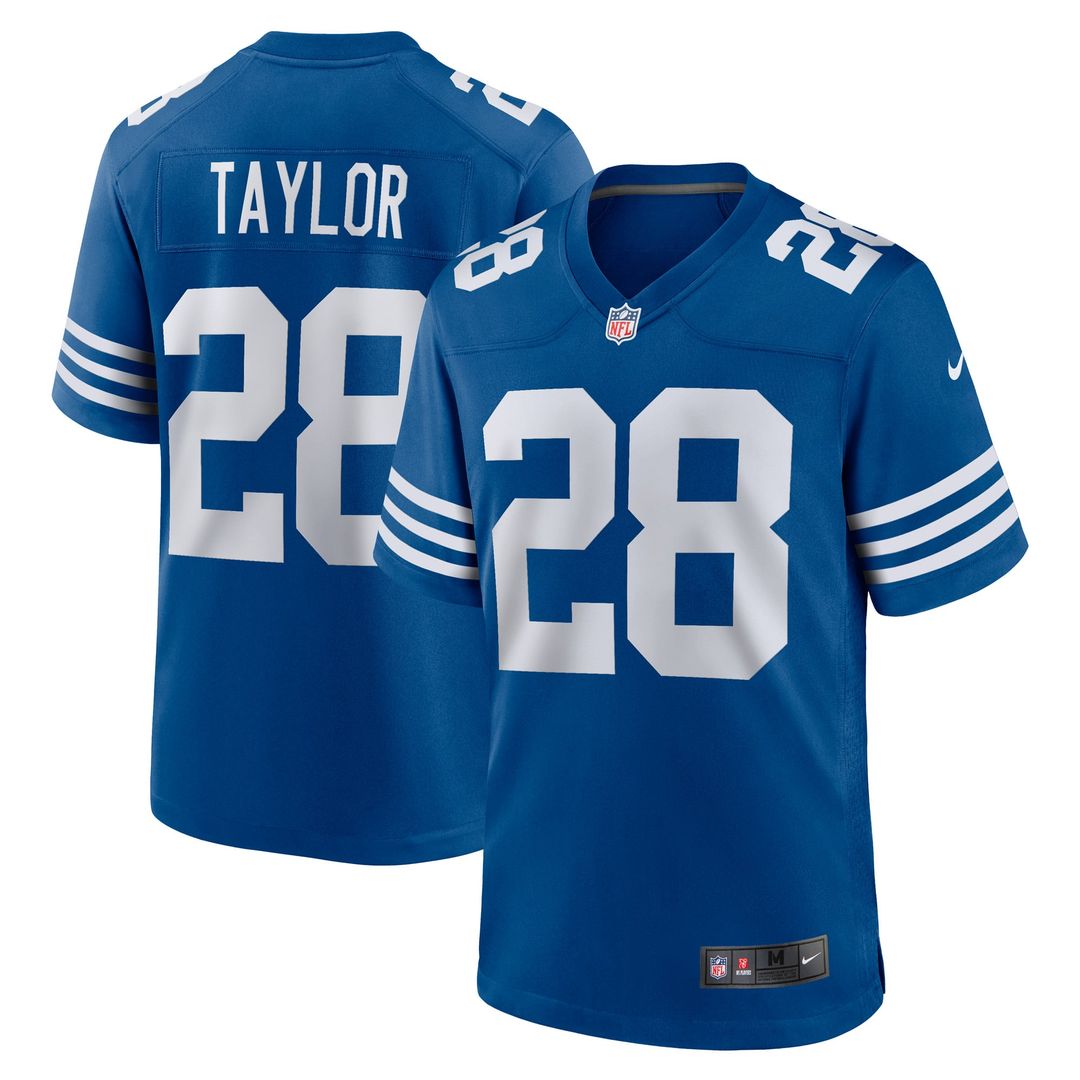 Men's Indianapolis Colts Jonathan Taylor Nike White Player Game Jersey