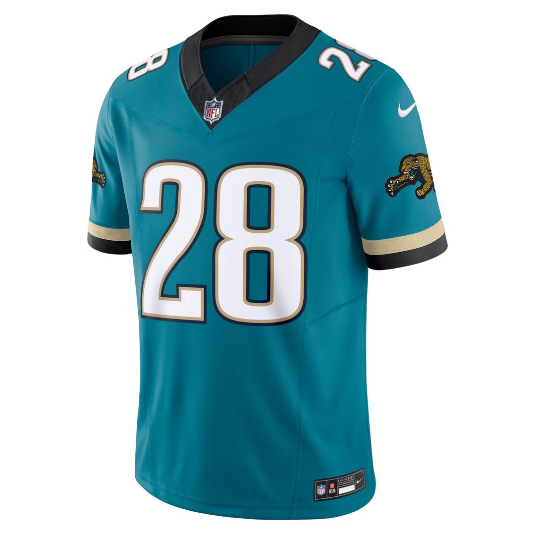 Men's Jacksonville Jaguars Fred Taylor Nike Teal Prowler Throwback Vapor F.U.S.E. Limited Retired Player Jersey