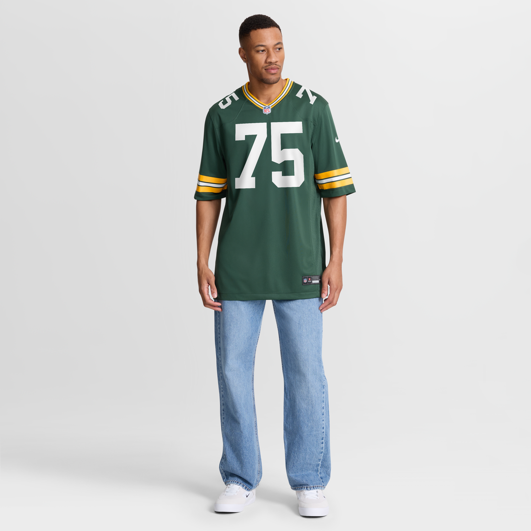 Men's Green Bay Packers Sean Rhyan Nike Green Game Player Jersey