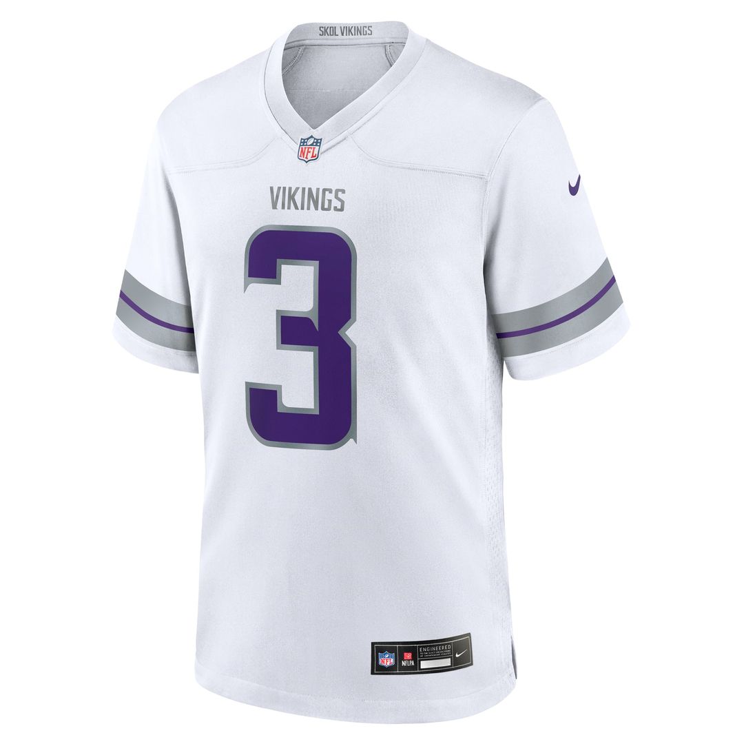 Men's Minnesota Vikings Jordan Addison Nike Purple  Game Jersey