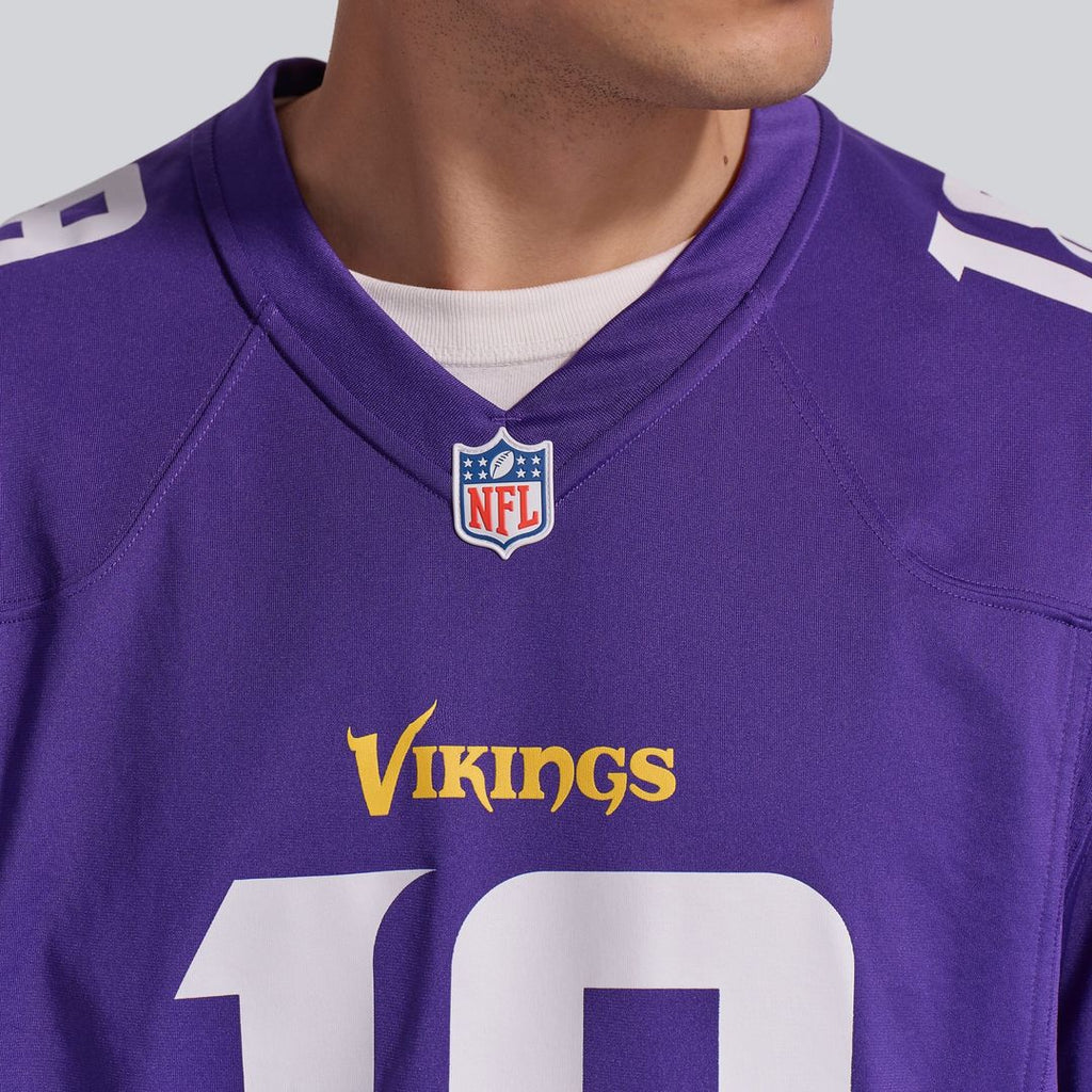 Men's Minnesota Vikings Justin Jefferson Nike White Game Player Jersey