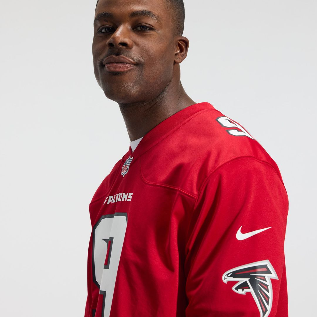 Men's Atlanta Falcons Michael Penix Jr. Nike Red Game Jersey