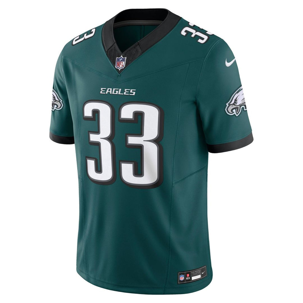 Men's Philadelphia Eagles Cooper DeJean Nike Midnight Green Team Vapor F.U.S.E. Limited Jersey