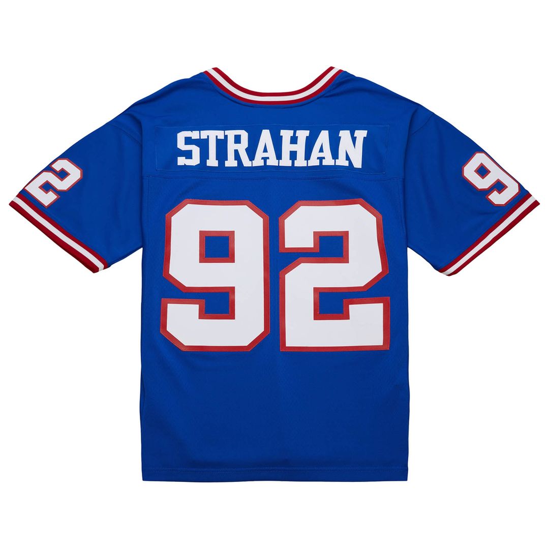 Men's New York Giants Michael Strahan Mitchell & Ness Royal 1993 Legacy Replica Jersey