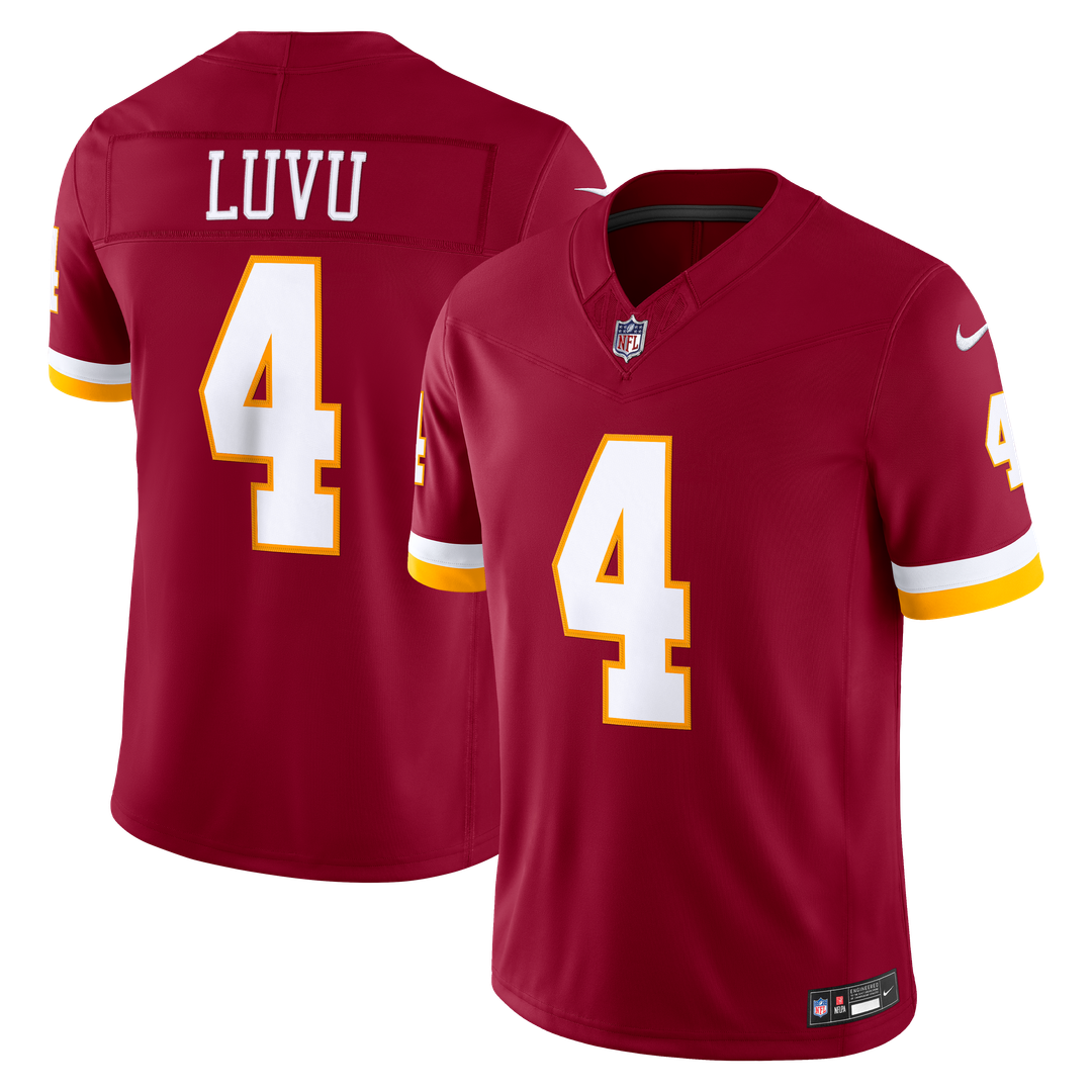 Men's Washington Commanders Frankie Luvu Nike White Vapor F.U.S.E. Stitched Limited Jersey