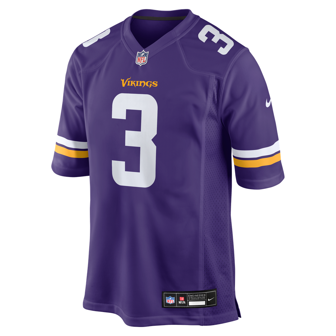 Men's Minnesota Vikings Jordan Addison Nike Purple  Game Jersey