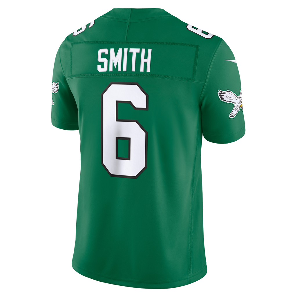 Men's Philadelphia Eagles DeVonta Smith Nike Black Alternate Vapor F.U.S.E. Stitched Limited Jersey