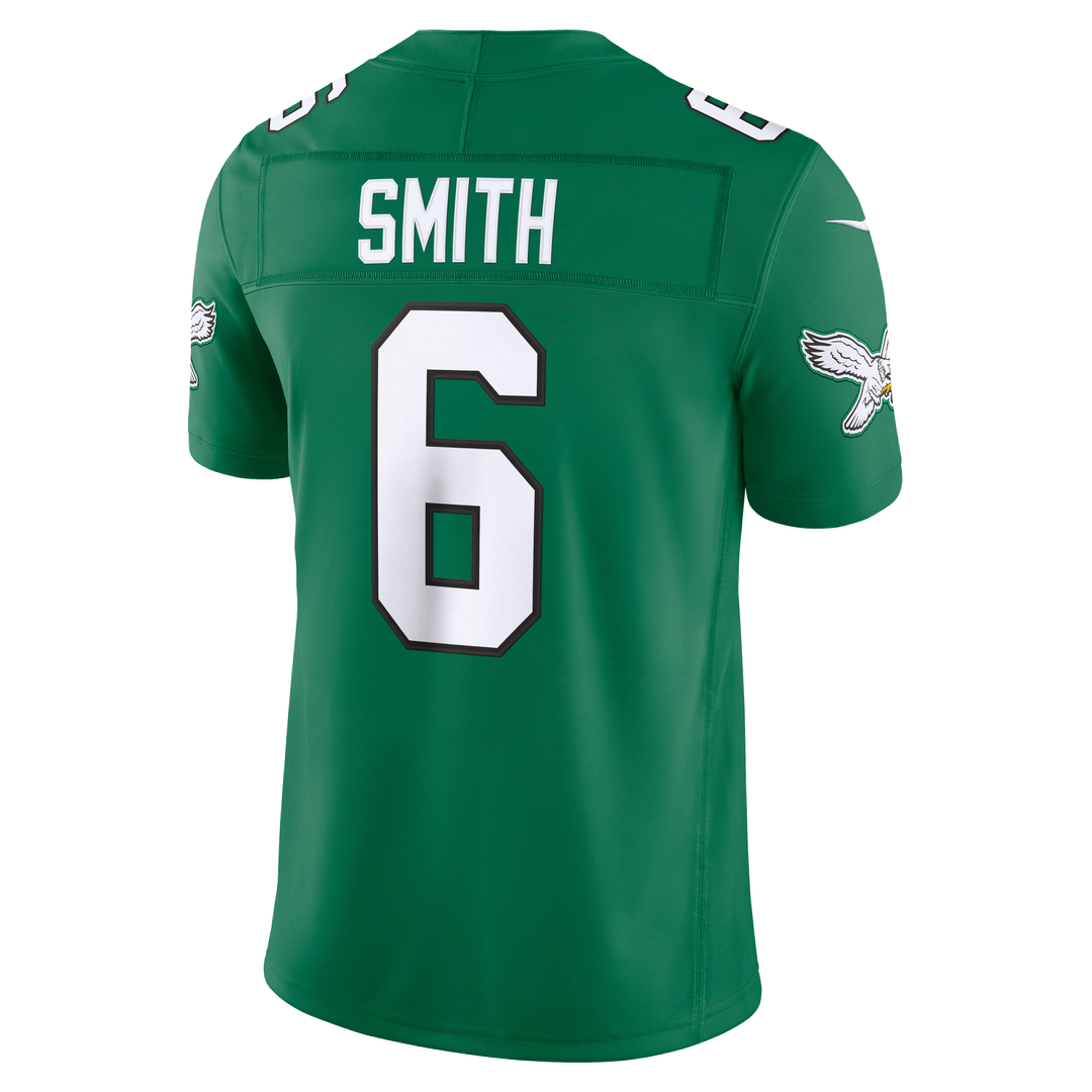 Men's Philadelphia Eagles DeVonta Smith Nike Midnight Green Team Vapor F.U.S.E. Stitched Limited Jersey