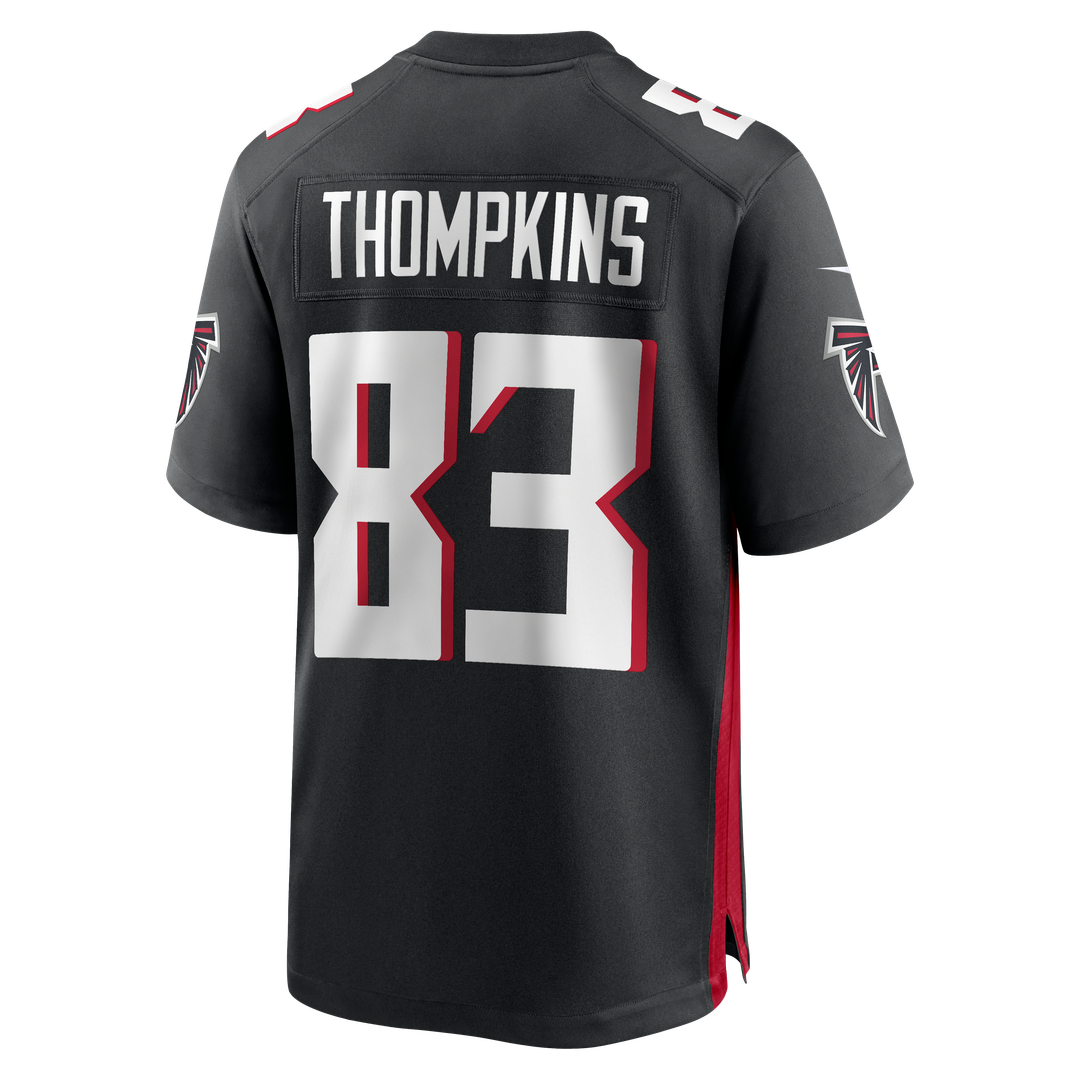 Men's Atlanta Falcons Deven Thompkins Nike  Black Team Game Jersey