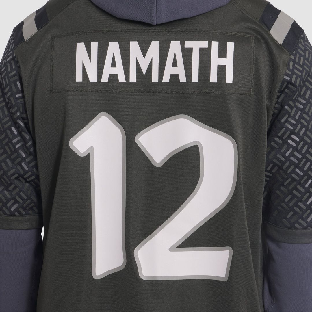 Men's New York Jets Joe Namath Nike Green Rivalries Collection Retired Player Game Jersey