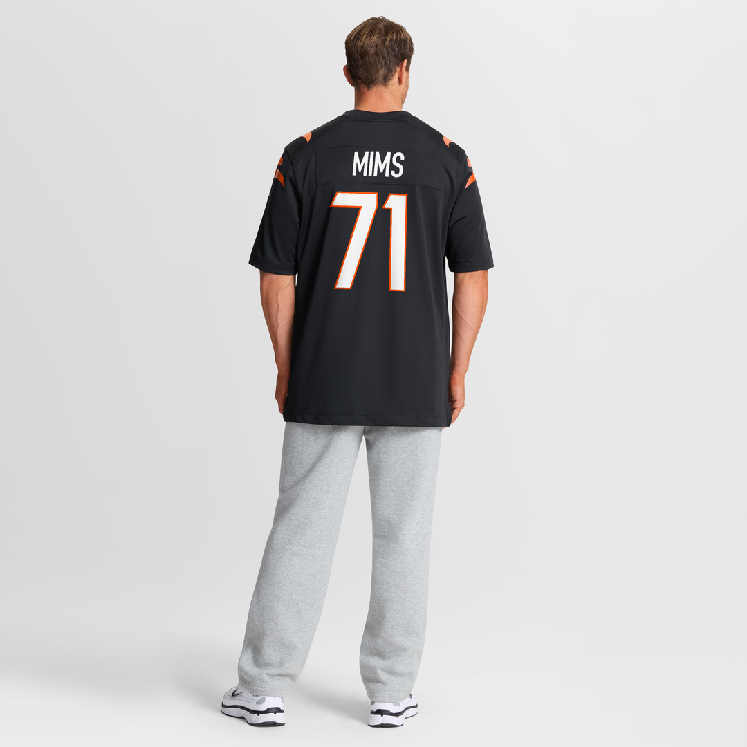 Men's Cincinnati Bengals Amarius Mims Nike Black  Player Game Jersey