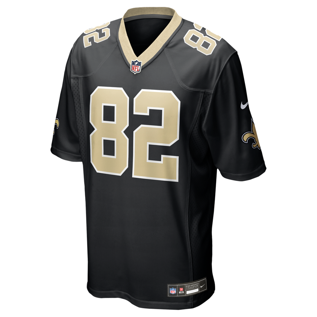 Men's New Orleans Saints Bob Pollard Nike Black Game Retired Player Jersey