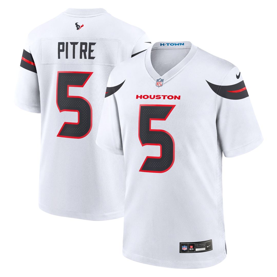 Men's Houston Texans Jalen Pitre Nike Red Alternate Game Jersey