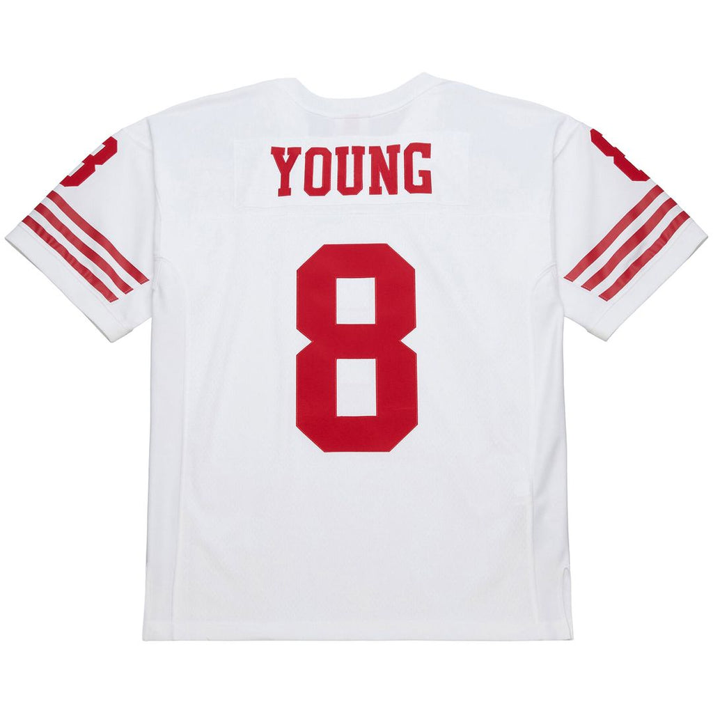 Men's San Francisco 49ers Steve Young Mitchell & Ness White 1994 Legacy Replica Jersey