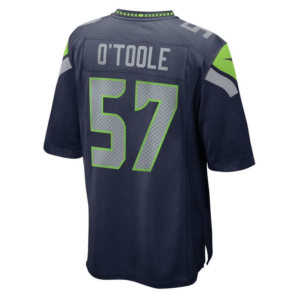 Men's Seattle Seahawks Connor O'Toole Nike  College Navy Team Game Jersey
